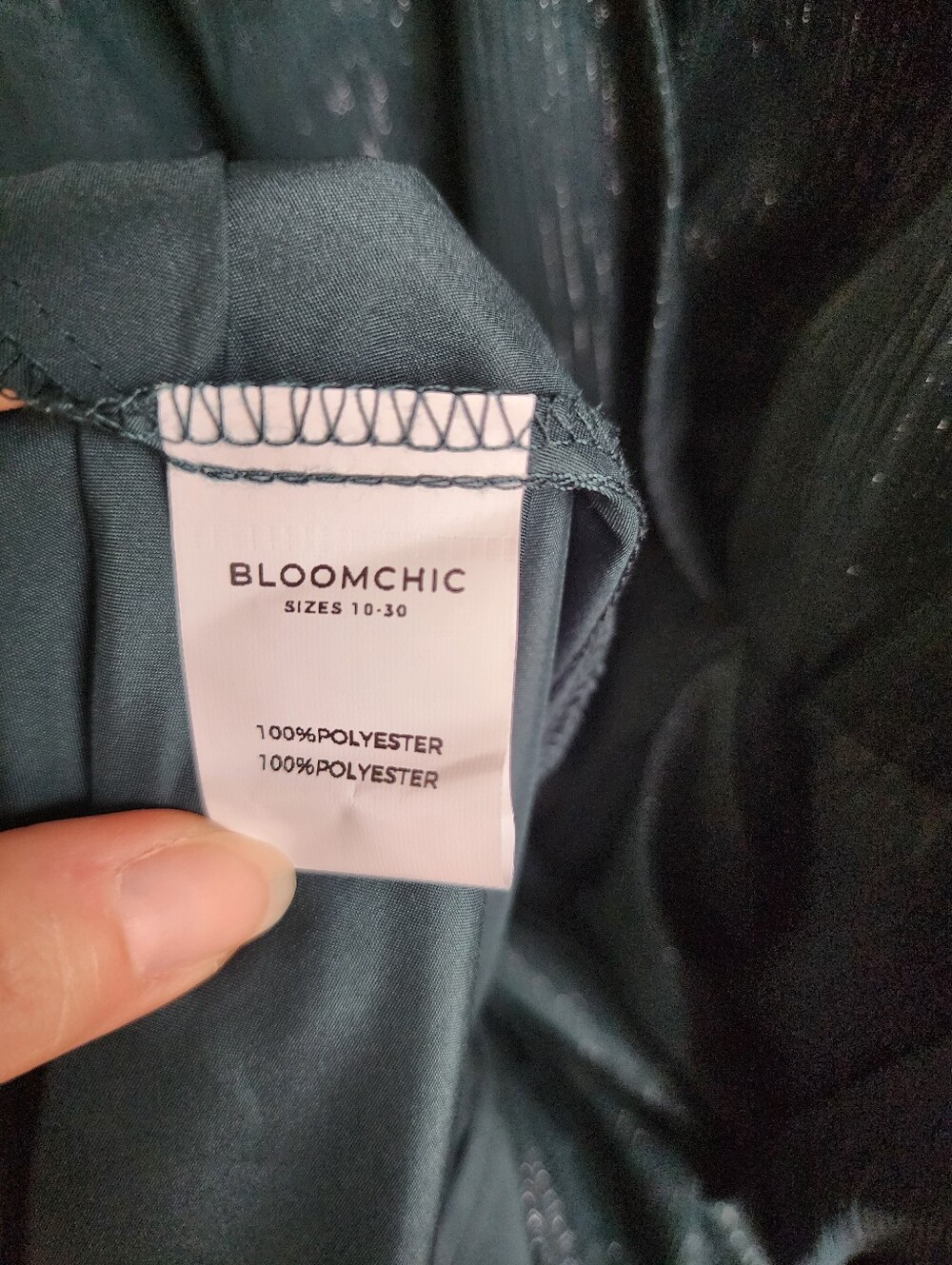 NWT Bloomchic Green Dress- Size 18-20 - Picture 7 of 8